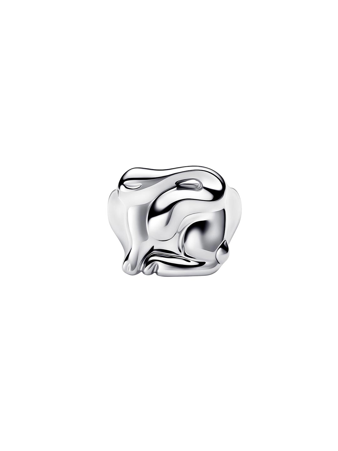 Rabbit Signet Ring  - Silver